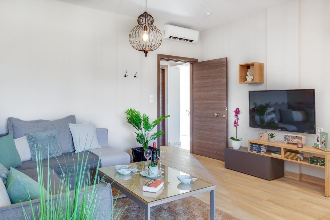 Chania Elite Homes I-Sunny Apartment 4Km From Center מראה חיצוני תמונה